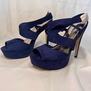 Madden Girl Blue Heels